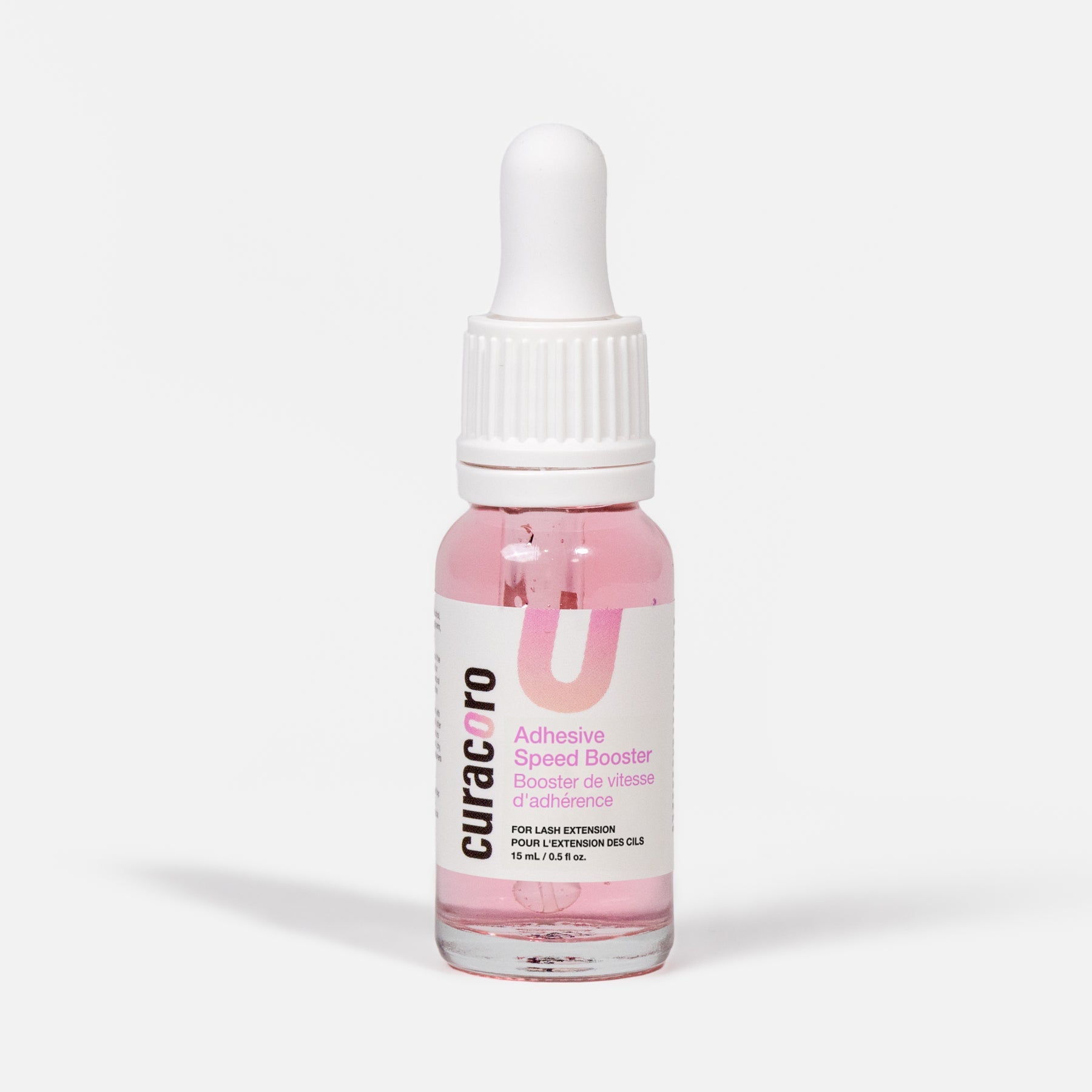 Adhesive Speed Booster For Eyelash Extensions over a white background.