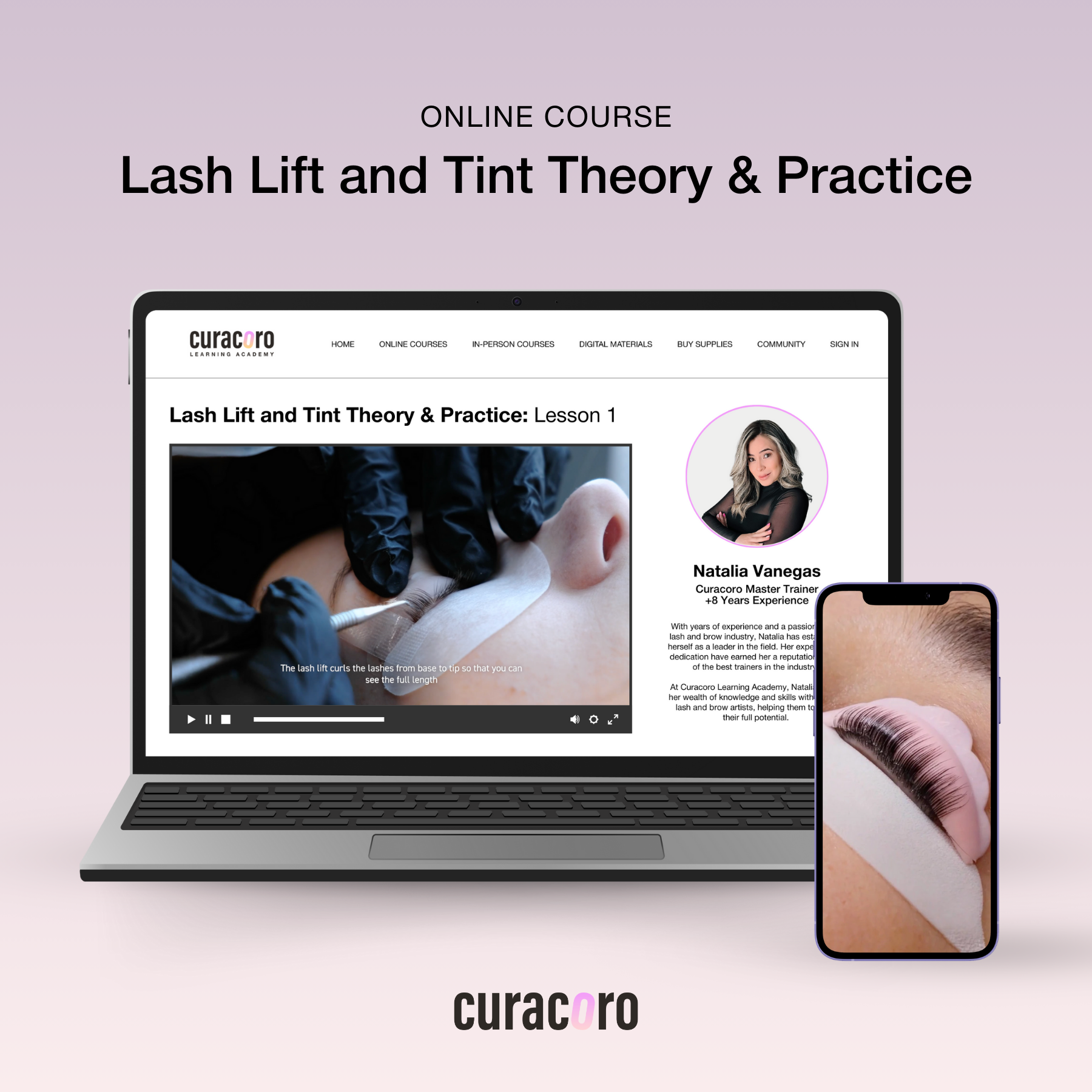 Online Lash Lift & Tint Theory & Practice Course