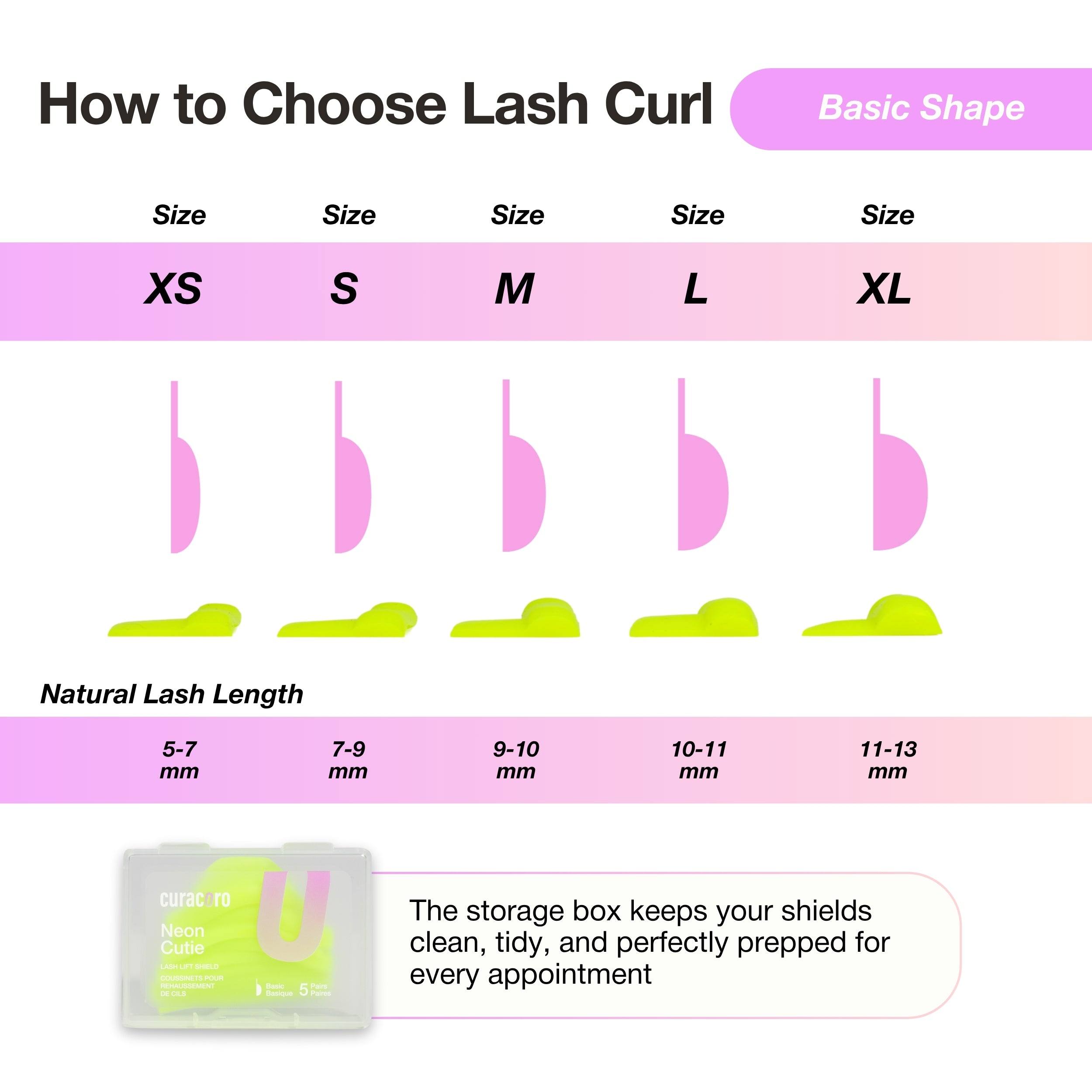 Pads de rehaussement de cils - Neon Cutie