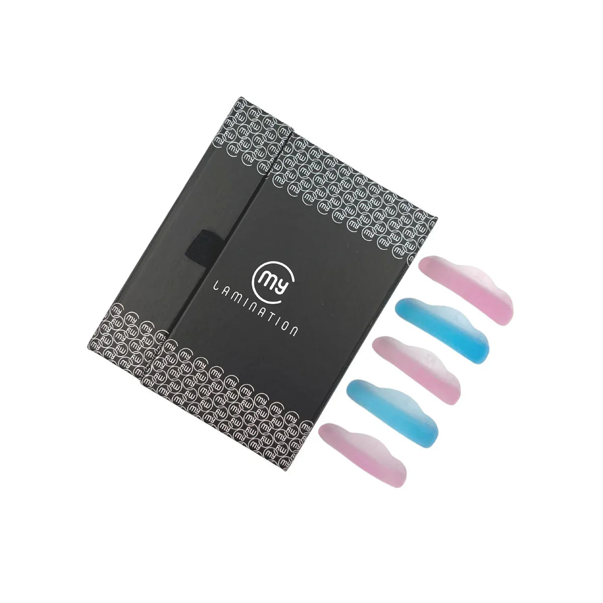My Lamination - Set de pads en silicone (bleu et rose)