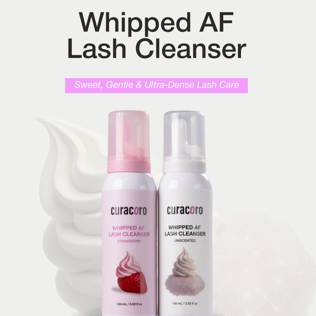 Whipped AF – Mousse nettoyant pour cils (parfum fraise)