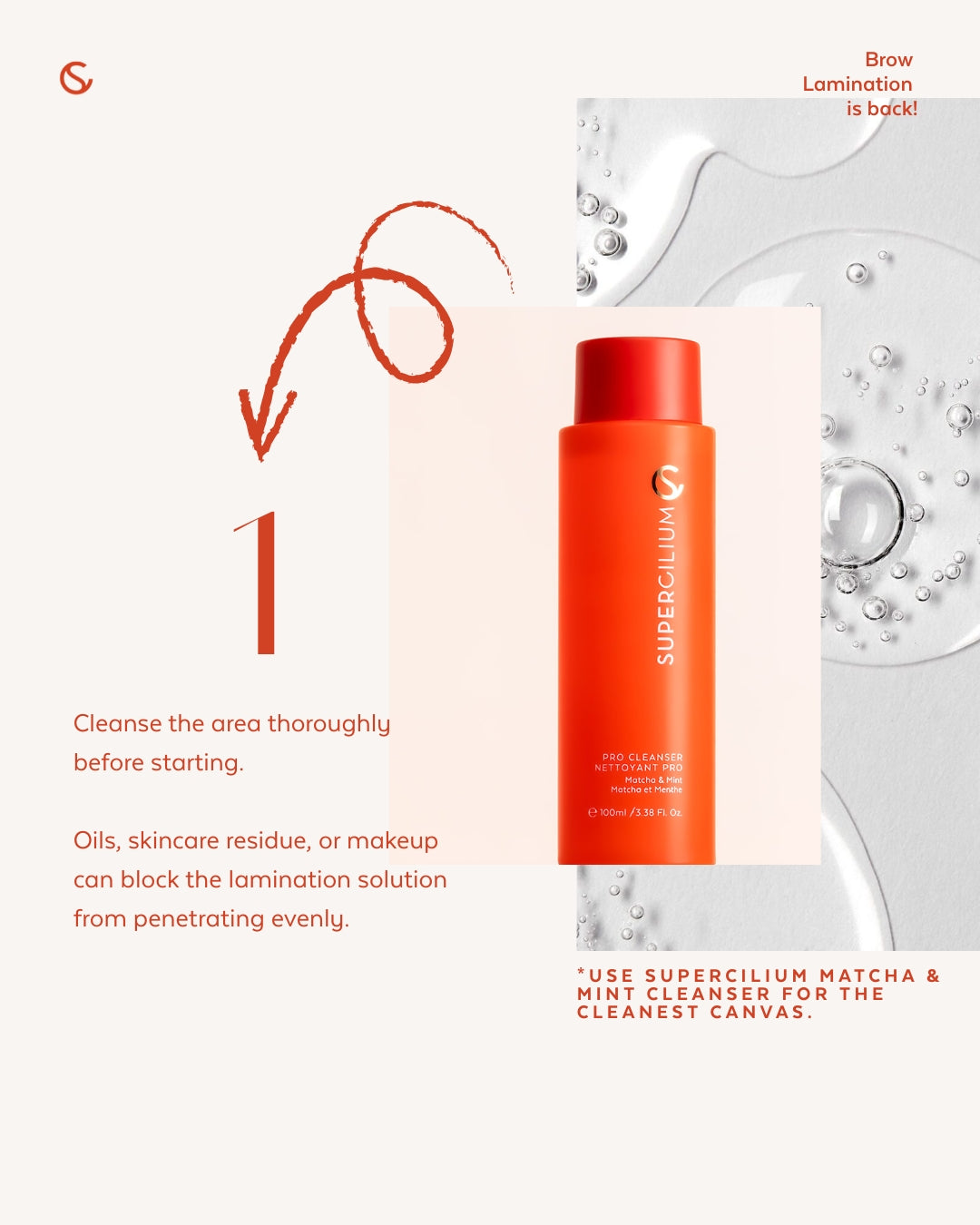 Supercilium No.2 The Laminage – Lamination des sourcils & Rehaussement des cils