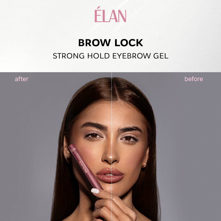 ÉLAN BROW LOCK : Gel fixateur coiffant pour sourcils à fixation forte