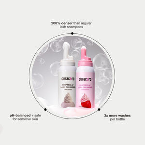 Whipped AF – Mousse nettoyant pour cils (parfum fraise)