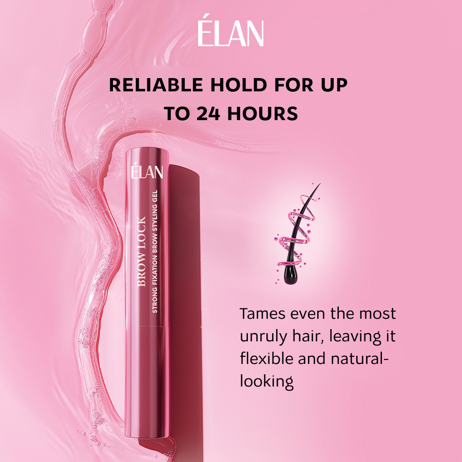 ÉLAN BROW LOCK : Gel fixateur coiffant pour sourcils à fixation forte