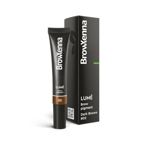 Define your brows effortlessly with BrowXenna LUMÉ Brow Pigment in Dark Brown. Long-lasting color with precise application.