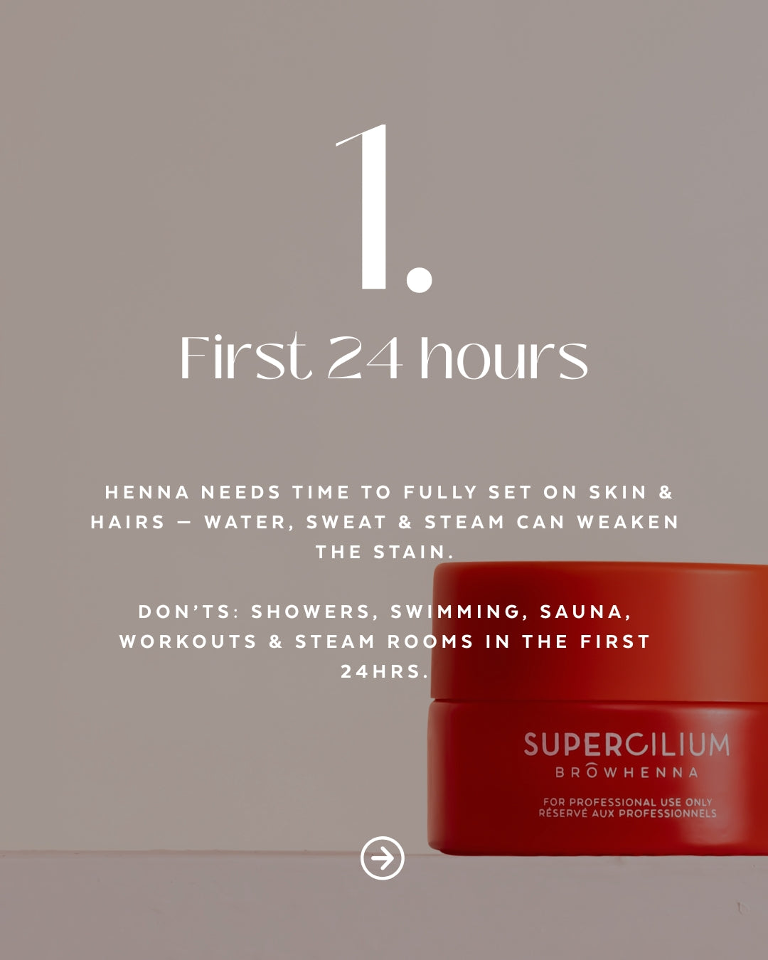 Supercilium Brow Henna – Teinte brun moyen