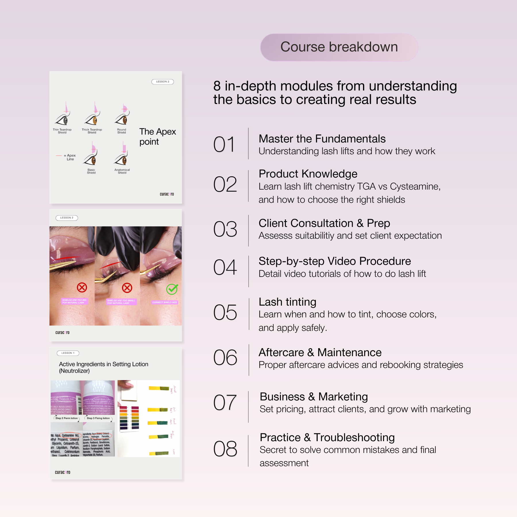 Lash Lift Mastery: From Beginner to Pro ! Online Certification (Fundamental + Traditional + Tutorial of Korean Lash Lift Method)