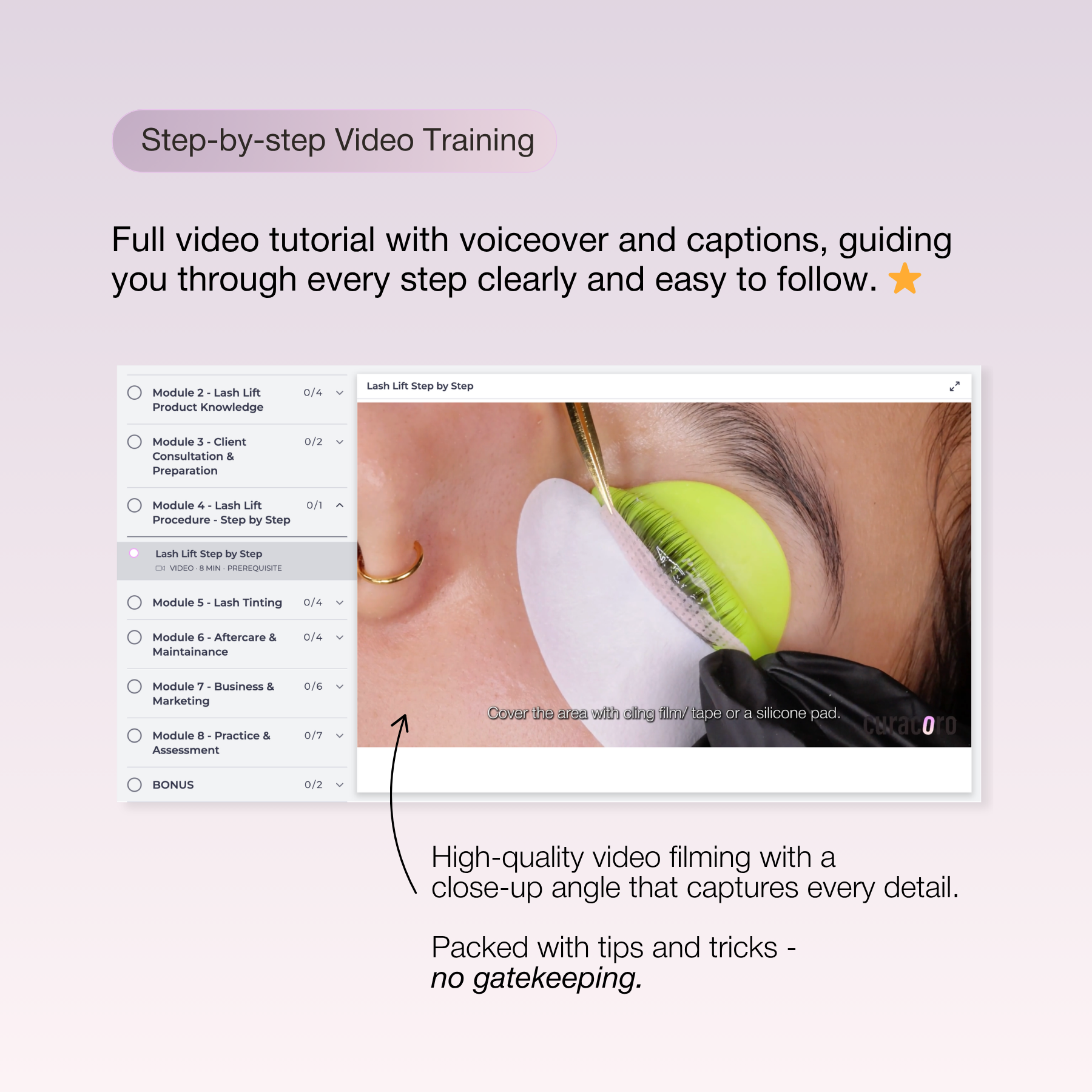 Lash Lift Mastery: From Beginner to Pro ! Online Certification (Fundamental + Traditional + Tutorial of Korean Lash Lift Method)