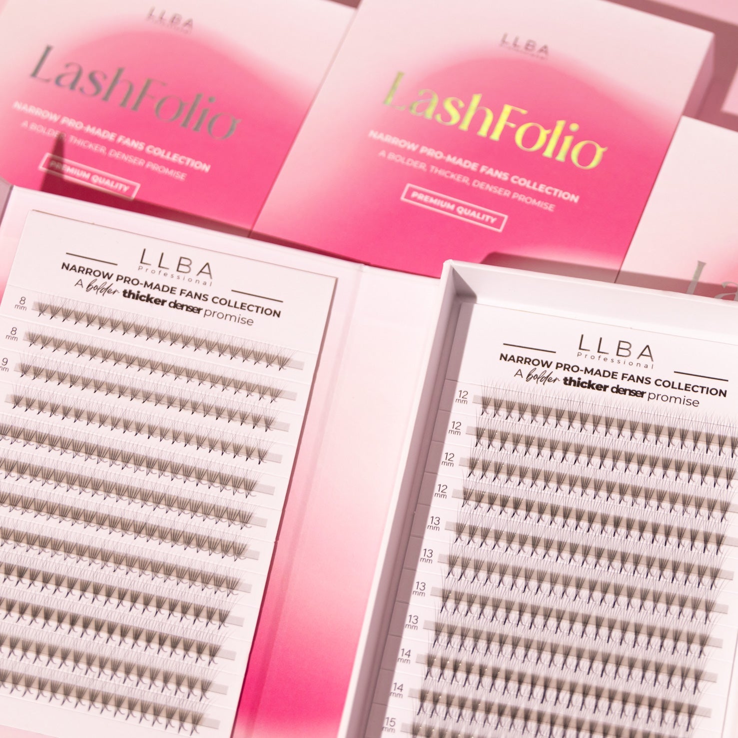 LashFolio Promade fans 5D ( L curl)