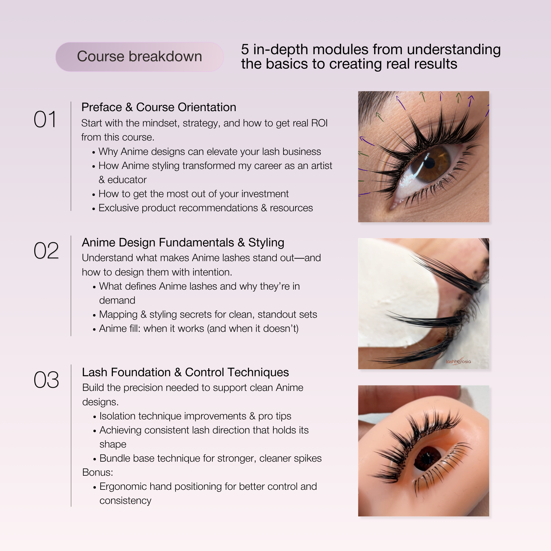 Online Training Anime Design Lash Extension Course