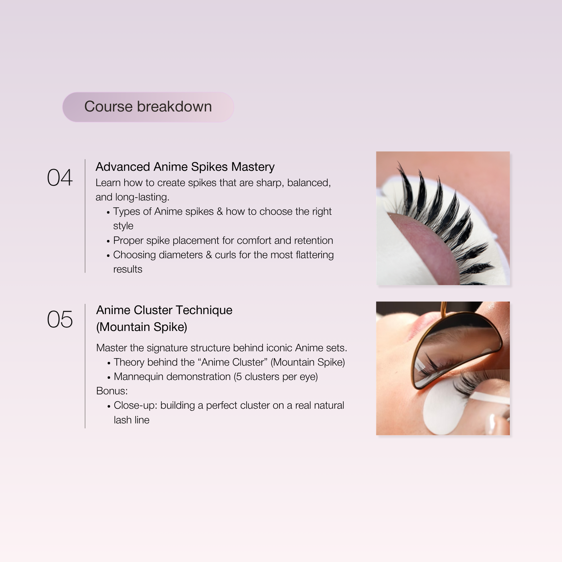Online Training Anime Design Lash Extension Course