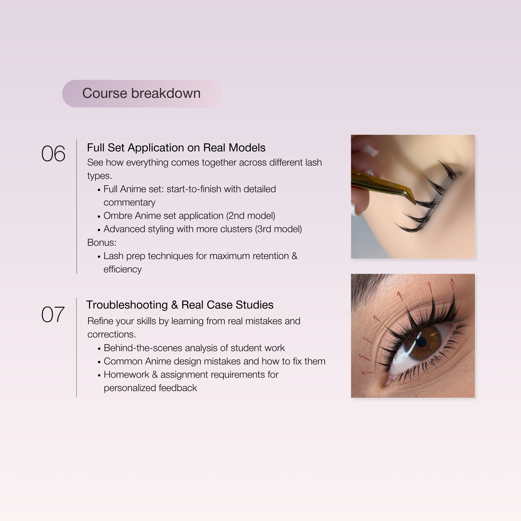 Online Training Anime Design Lash Extension Course