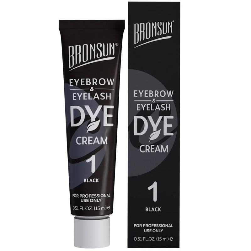 Bronsun Brow and Lash Cream Dye - Black 