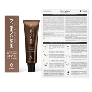 Bronsun Teinture en crème pour cils et sourcils 15mL | 