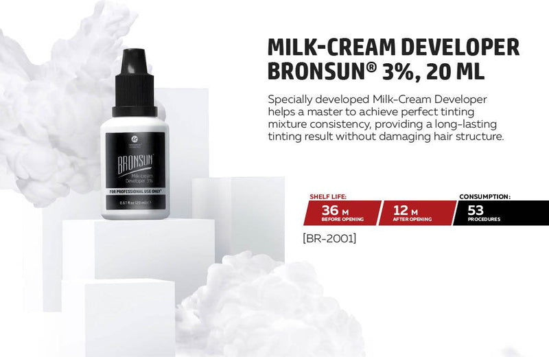 Bronsun Milk Cream Developer 20ml infographic 