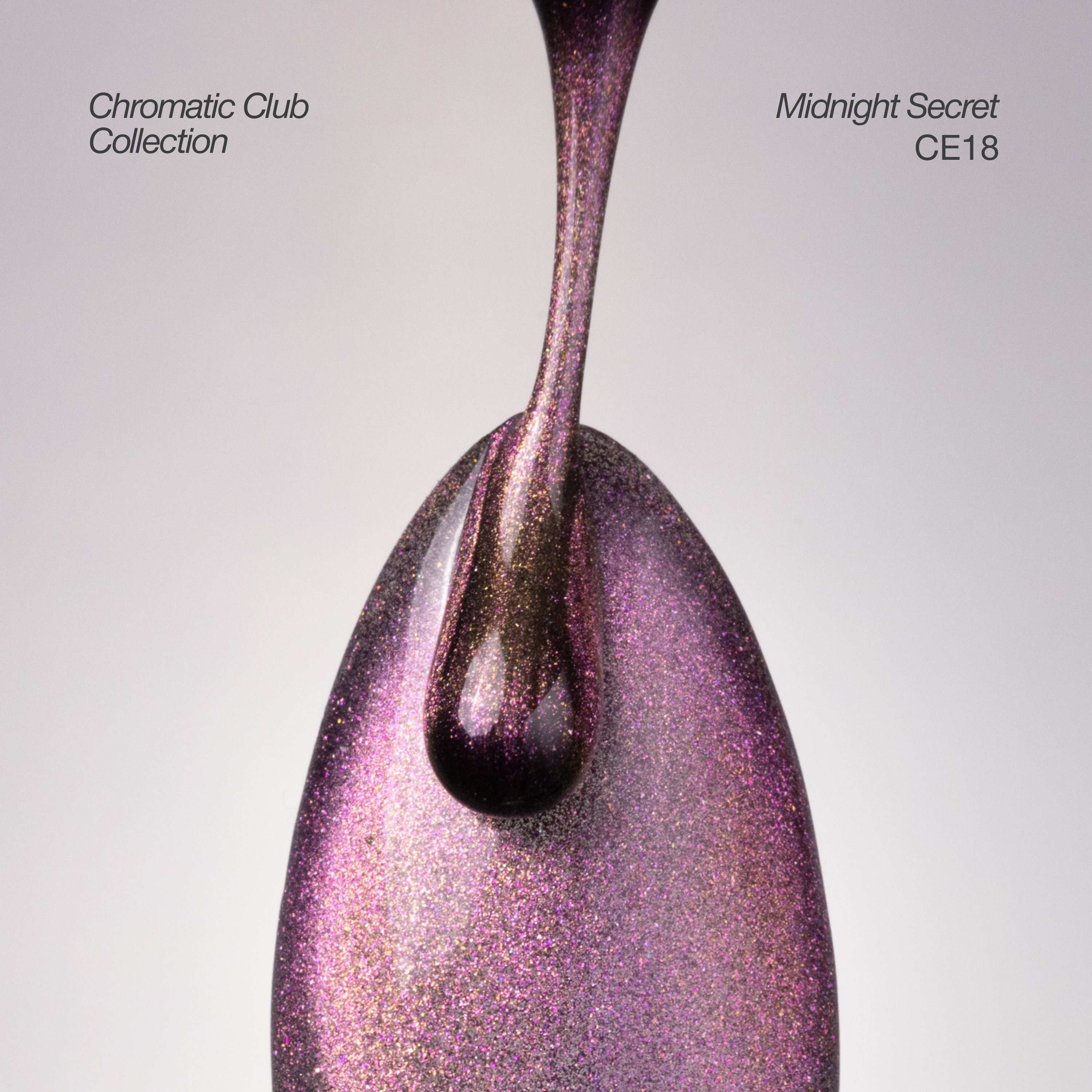 Chromatic Club – Collection de gels Cat Eye pour ongles (6 couleurs / 15 ml chacune)
