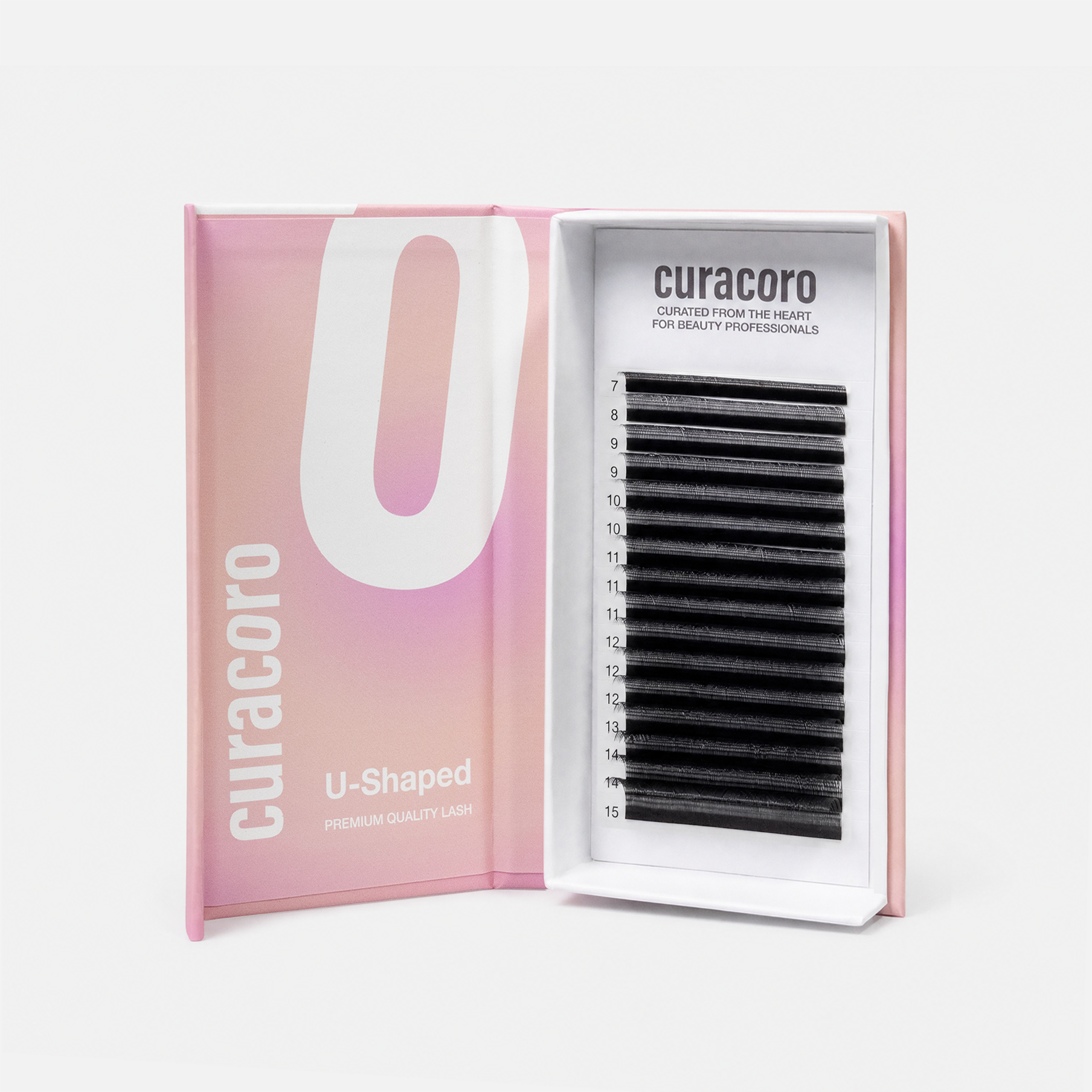 Cils 4D en forme de U