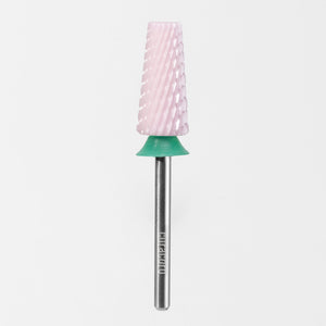 Fraise pour ongles en céramique - 5-en-1 – Fraise à découpe croisée – Grain grossier, 3/32"