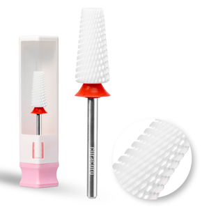 Embout de perceuse à ongles en céramique - 5 en 1 - Embout à coupe croisée – Fin, 3/32"