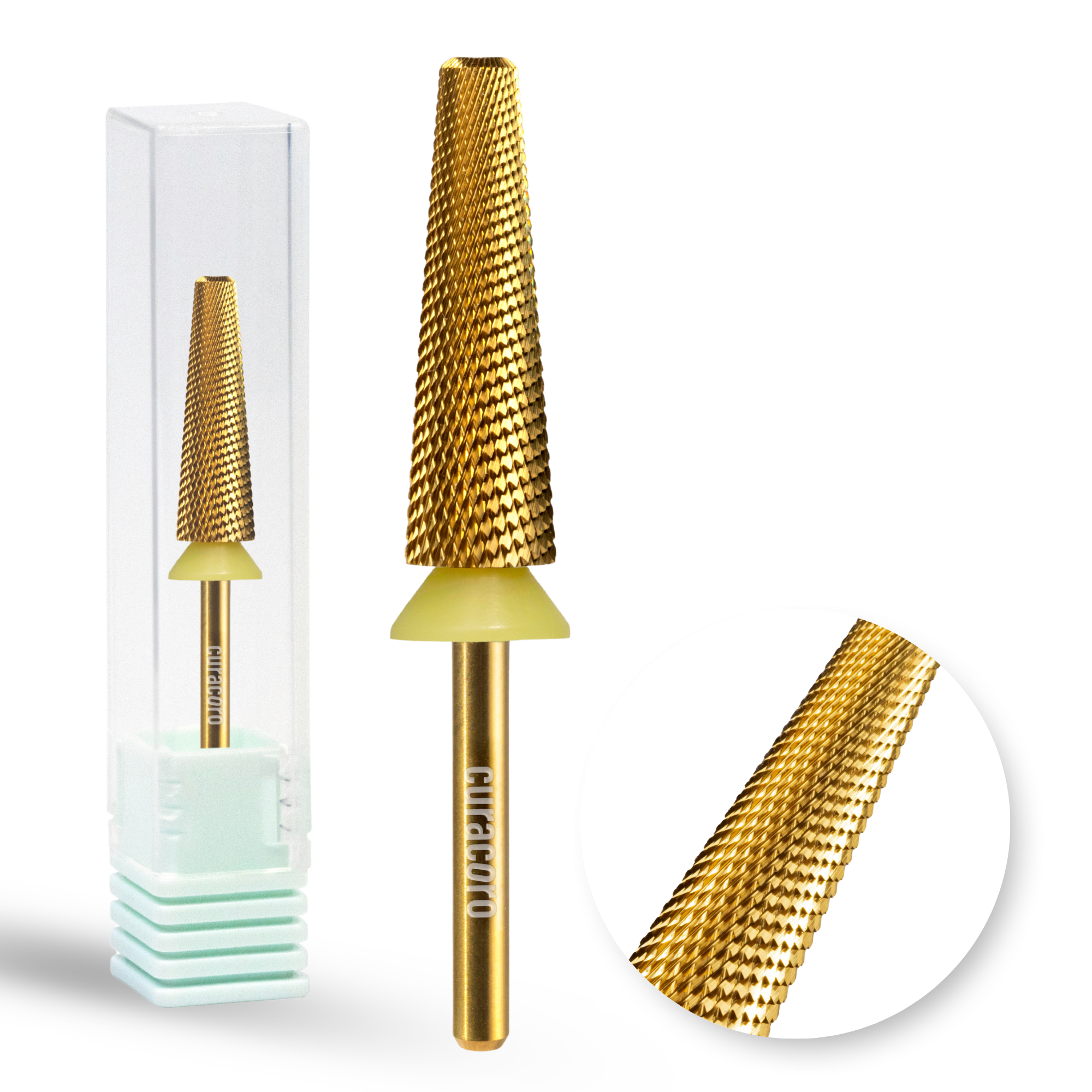 Embout de ponceuse pour ongles – Embout 5-en-1 coupe croisée 6,0 mm (flûte extra longue) 3/32" - (G/M/F/XF)