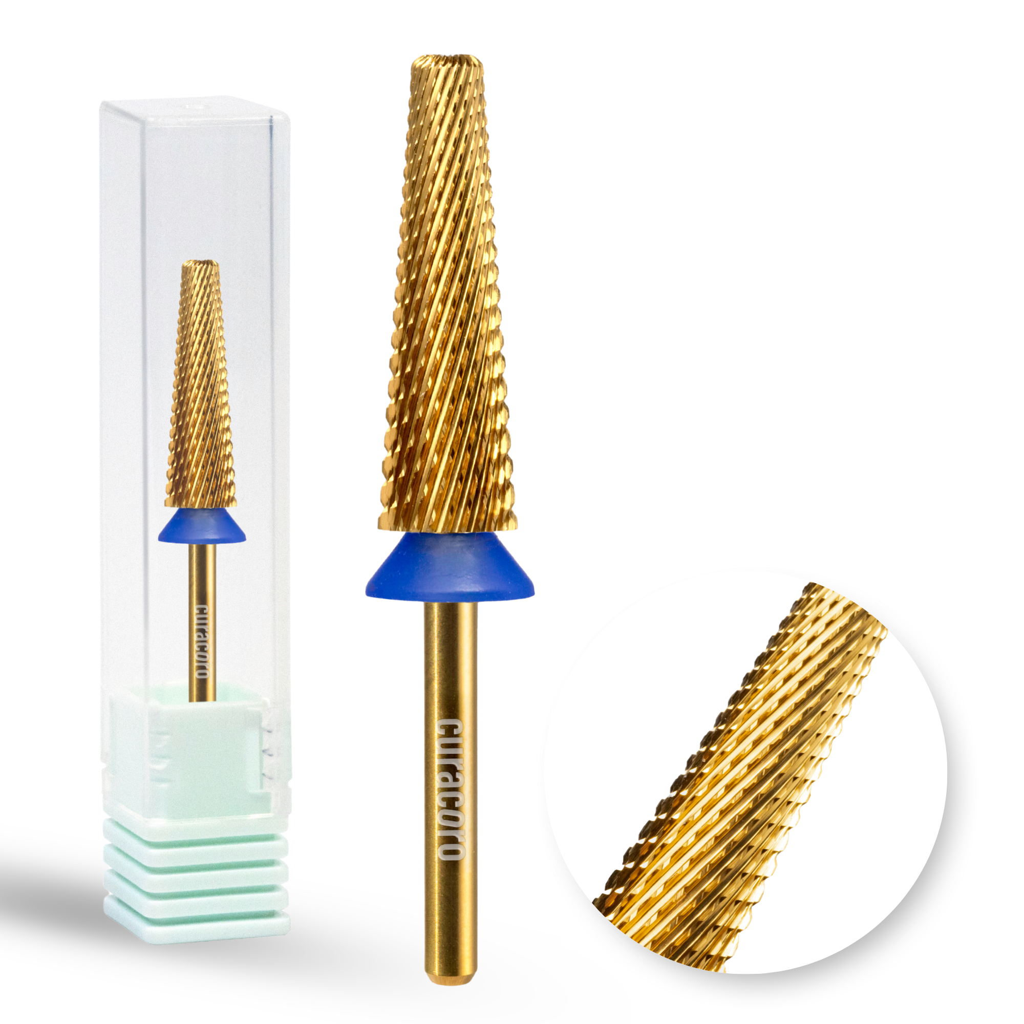 Embout de ponceuse pour ongles – Embout 5-en-1 coupe croisée 6,0 mm (flûte extra longue) 3/32" - (G/M/F/XF)