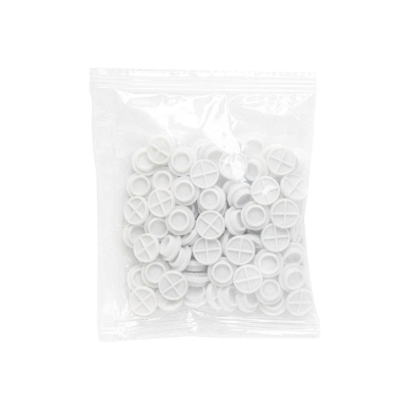 Bag of Glue Holders Over White Background