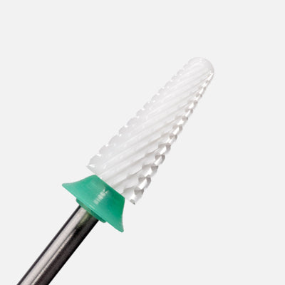 Fraise pour ongles en céramique - Gros cône – Grossière, 3/32"