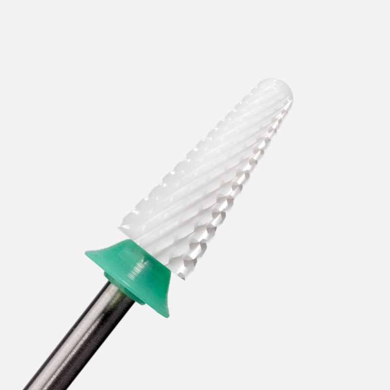 Fraise pour ongles en céramique - Gros cône – Grossière, 3/32"
