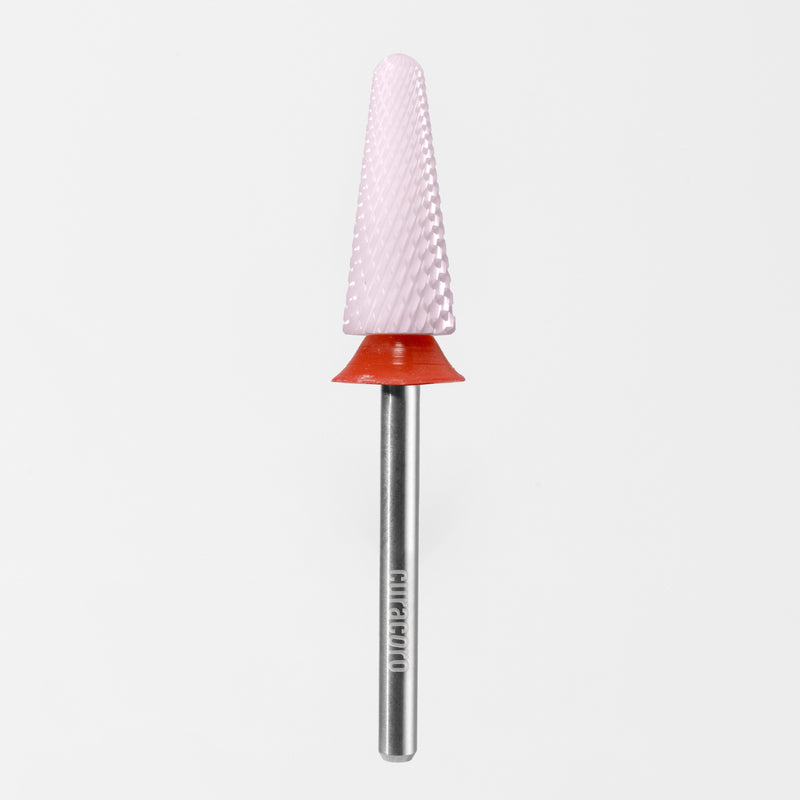 Fraise pour ongles en céramique - Gros cône – Grain fin, 3/32"