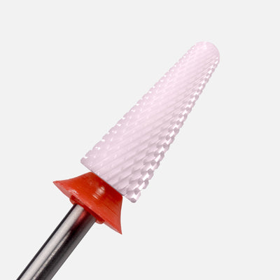 Fraise pour ongles en céramique - Gros cône – Grain fin, 3/32"