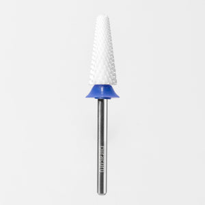Fraise pour ongles en céramique - Gros cône – Grain moyen, 3/32"