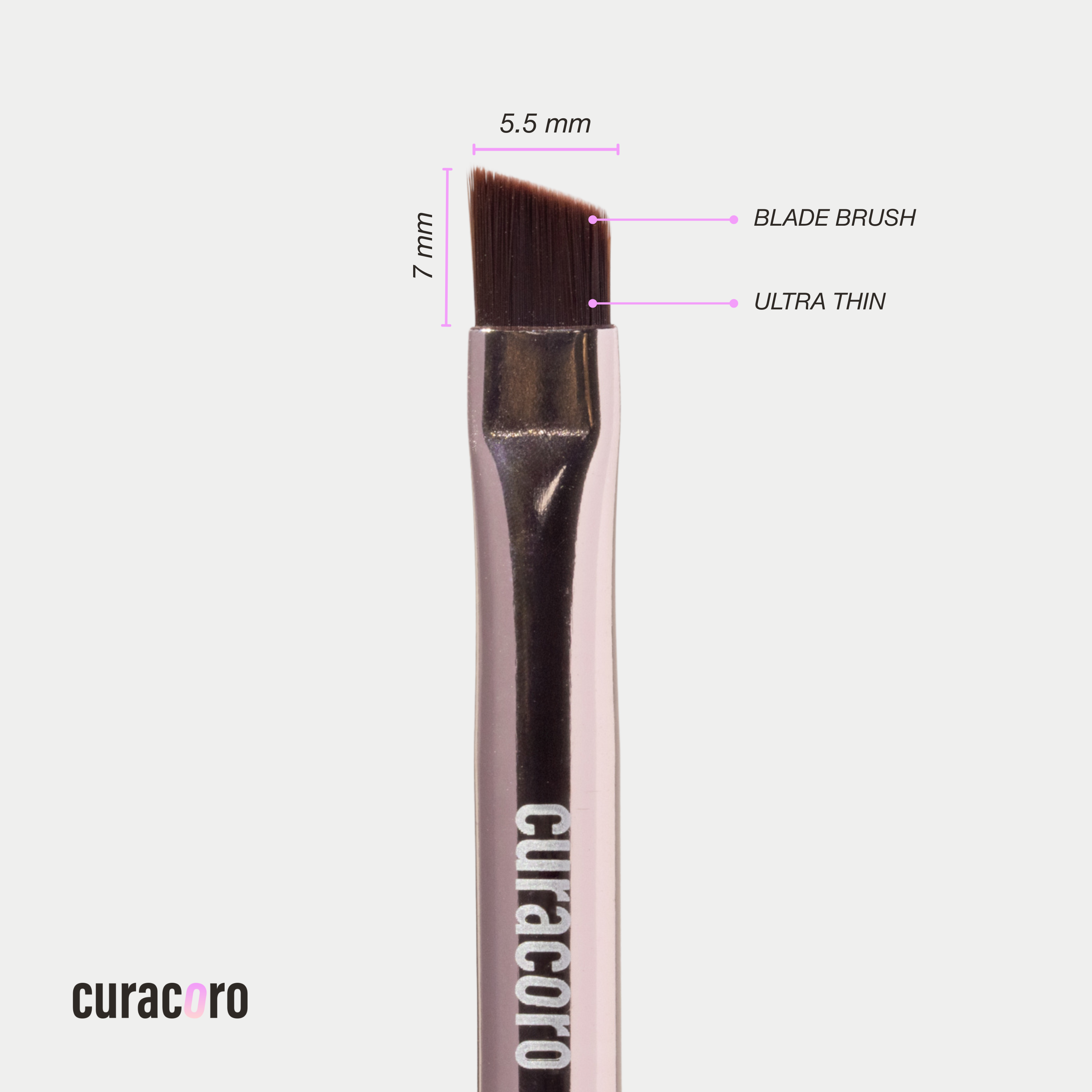 Curacoro Brow Brush Set (3 pieces)