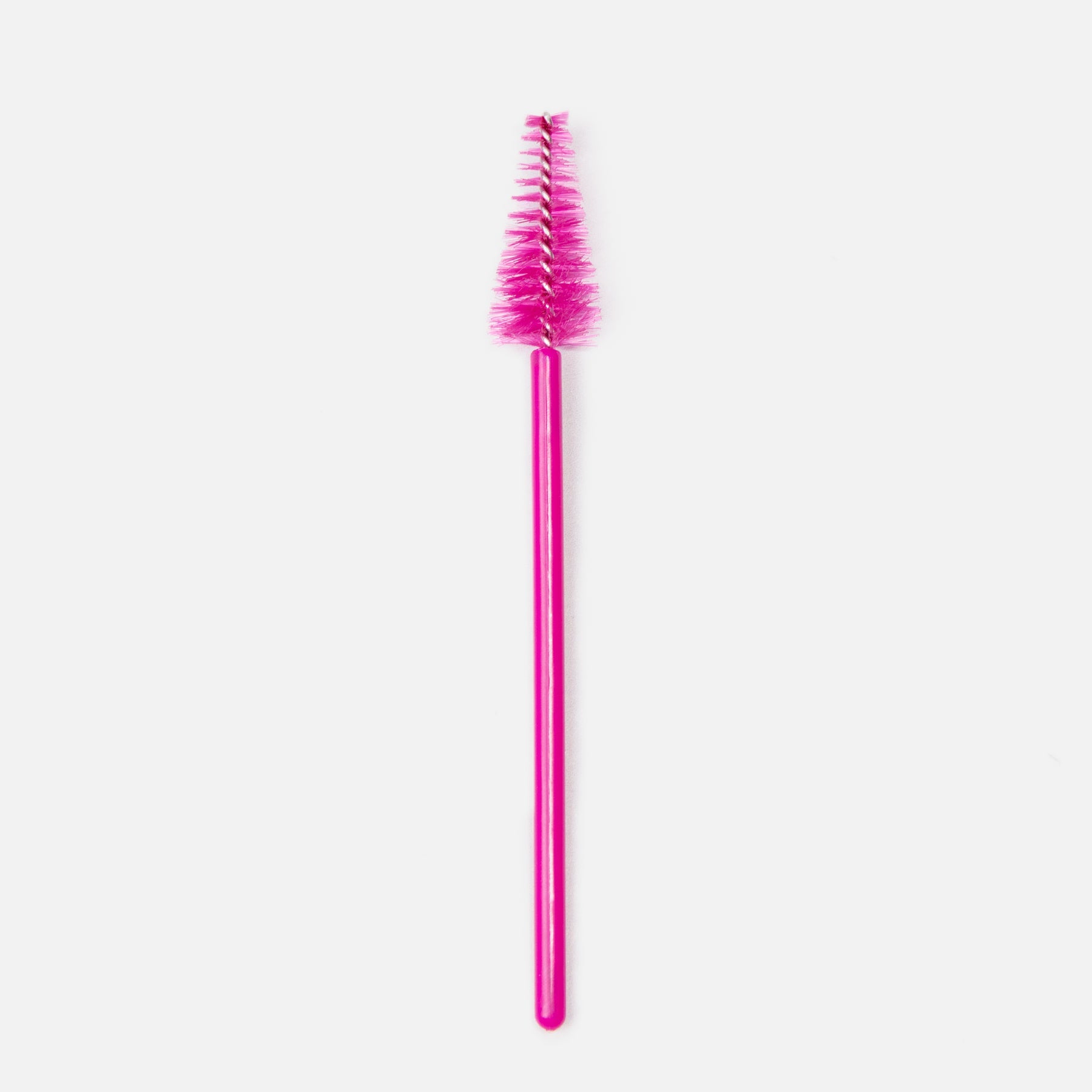 Brosse mascara rose en forme de goutte