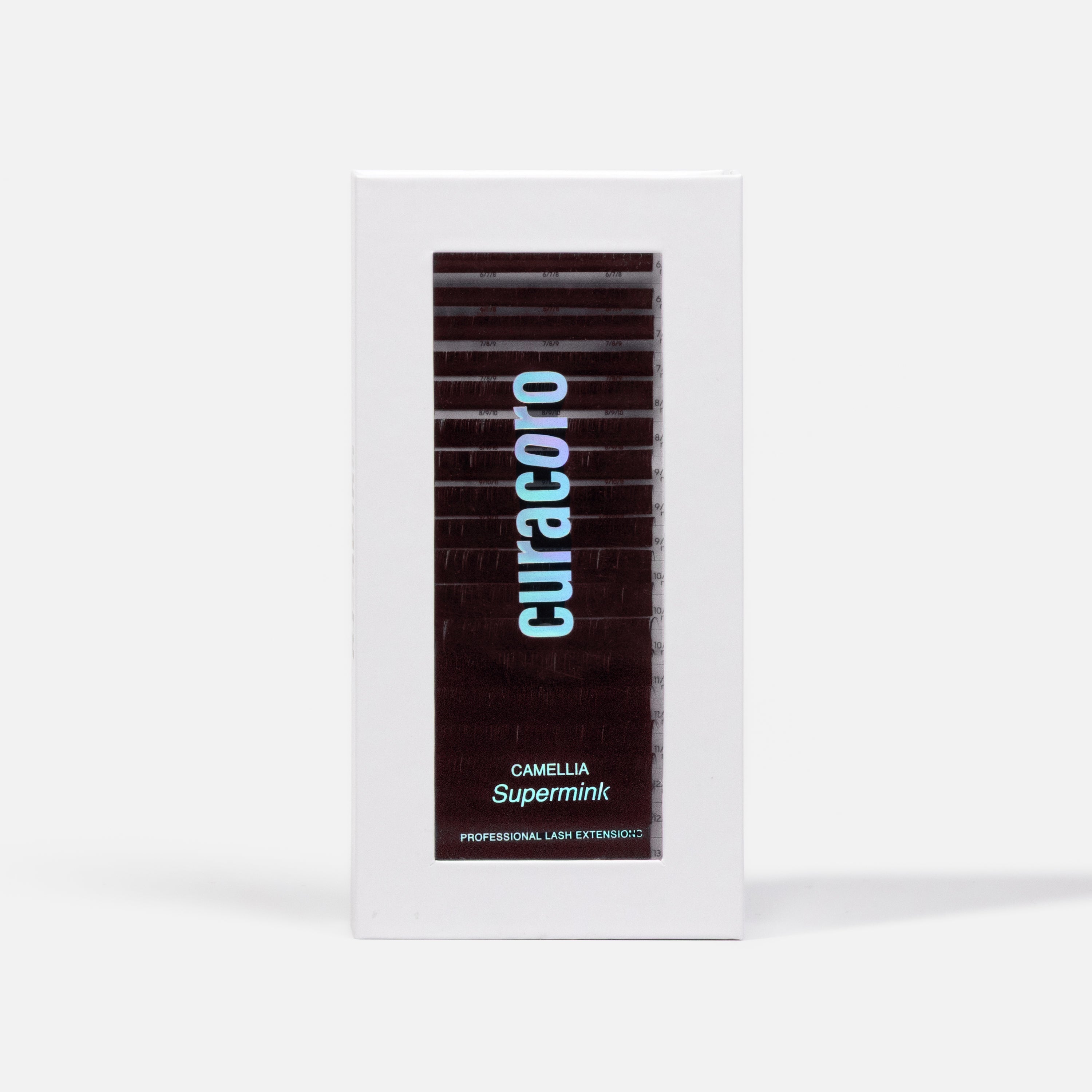 Camellia Super Mink Textured Lashes - Dark Brown 0.07mm