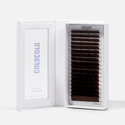 Camellia Super Mink Textured Lashes - Dark Brown 0.07mm