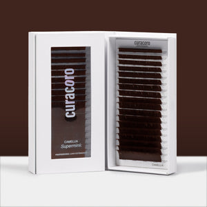 Cils Camellia Super Mink Texturés 0,07 mm – Café Noir (Noir Brun)