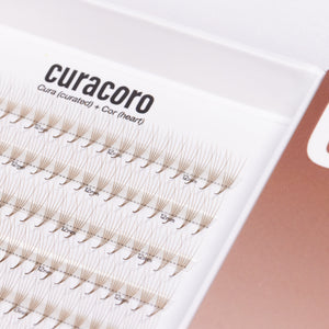 Chocolate Brown Lashfolio Narrow Promade Fans 5D (504 bouquets)