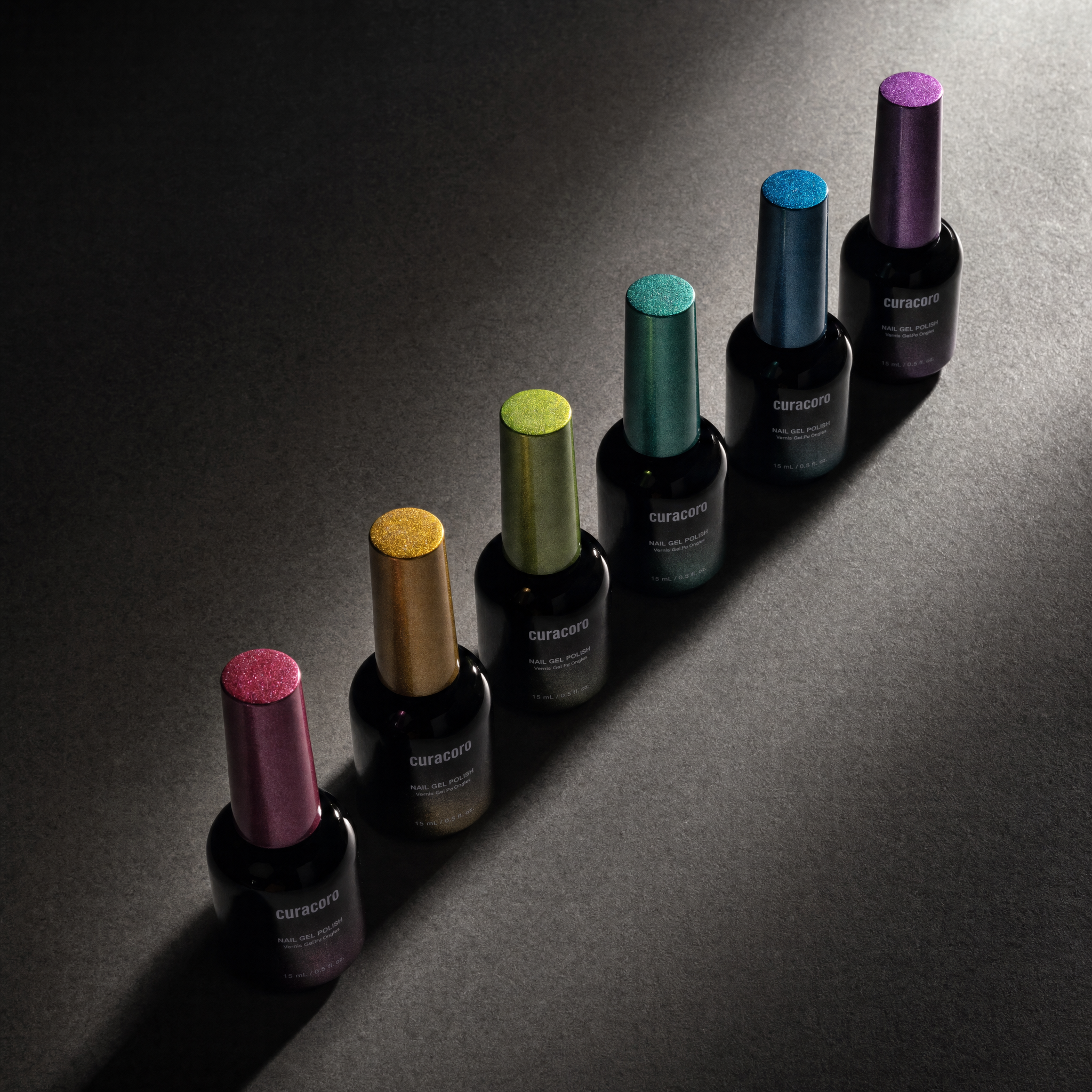 Chromatic Club – Collection de gels Cat Eye pour ongles (6 couleurs / 15 ml chacune)