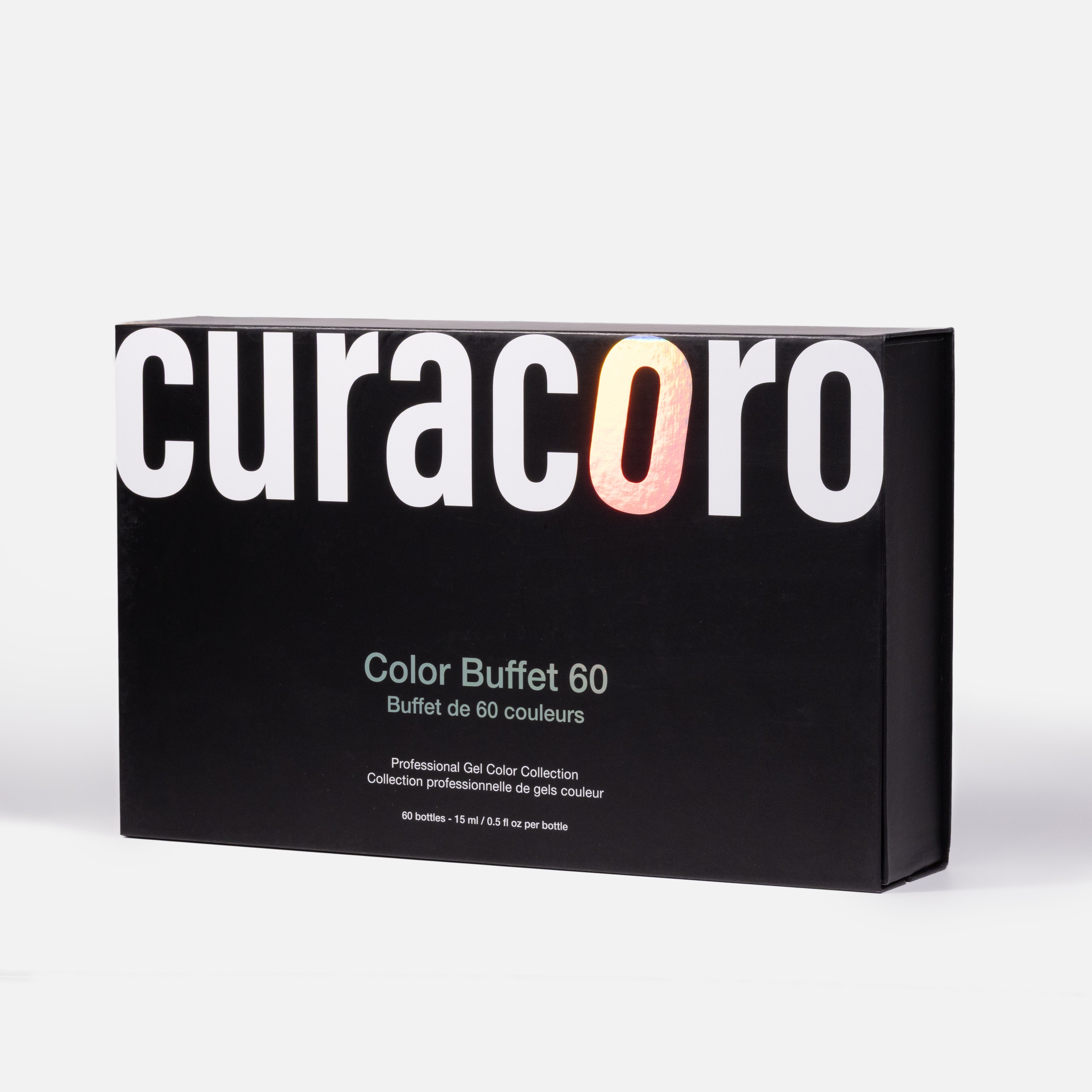 Color Buffet 60 – Collection de gels couleur solides pour ongles (60 couleurs / 15 ml chacune)