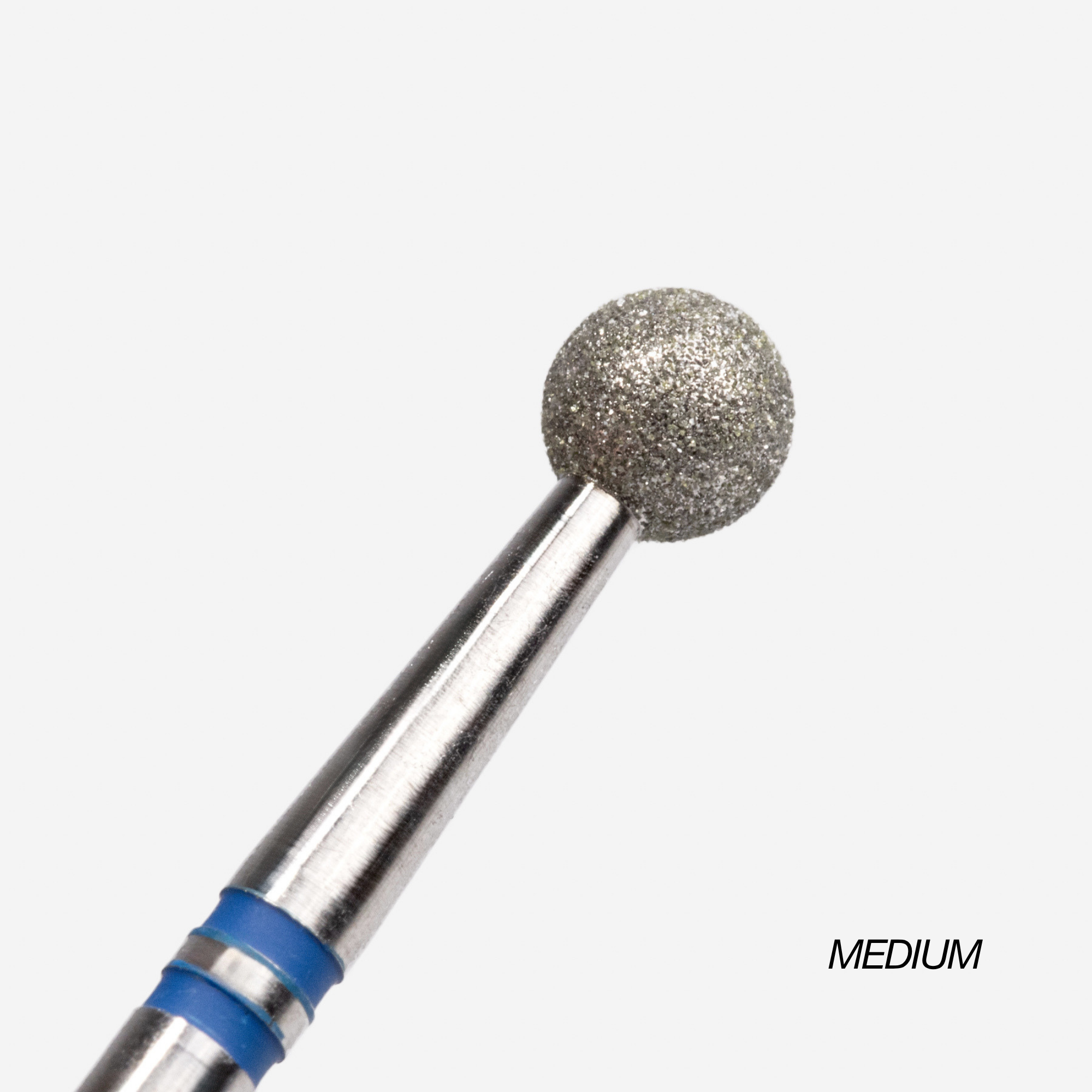 Embout cuticule – Embout diamant 4mm (forme boule) – Moyen/Fin