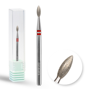 Embout cuticule – Embout diamant 2,1×5,7 mm (Nib) - Moyen/Fin