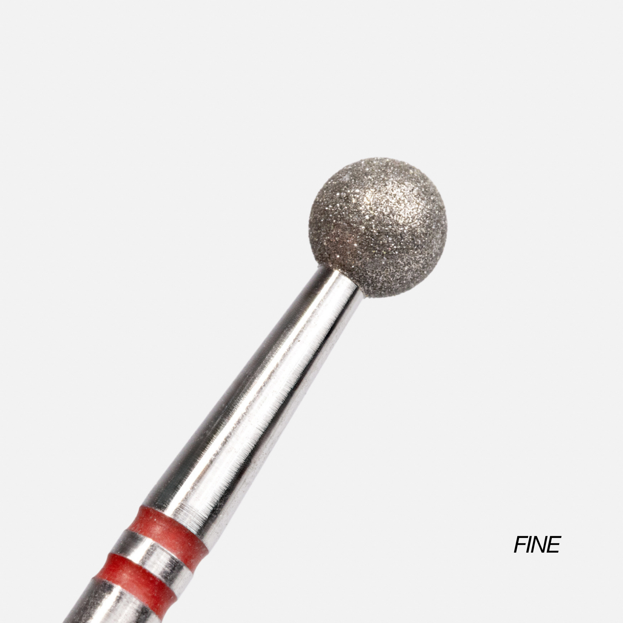 Embout cuticule – Embout diamant 4mm (forme boule) – Moyen/Fin