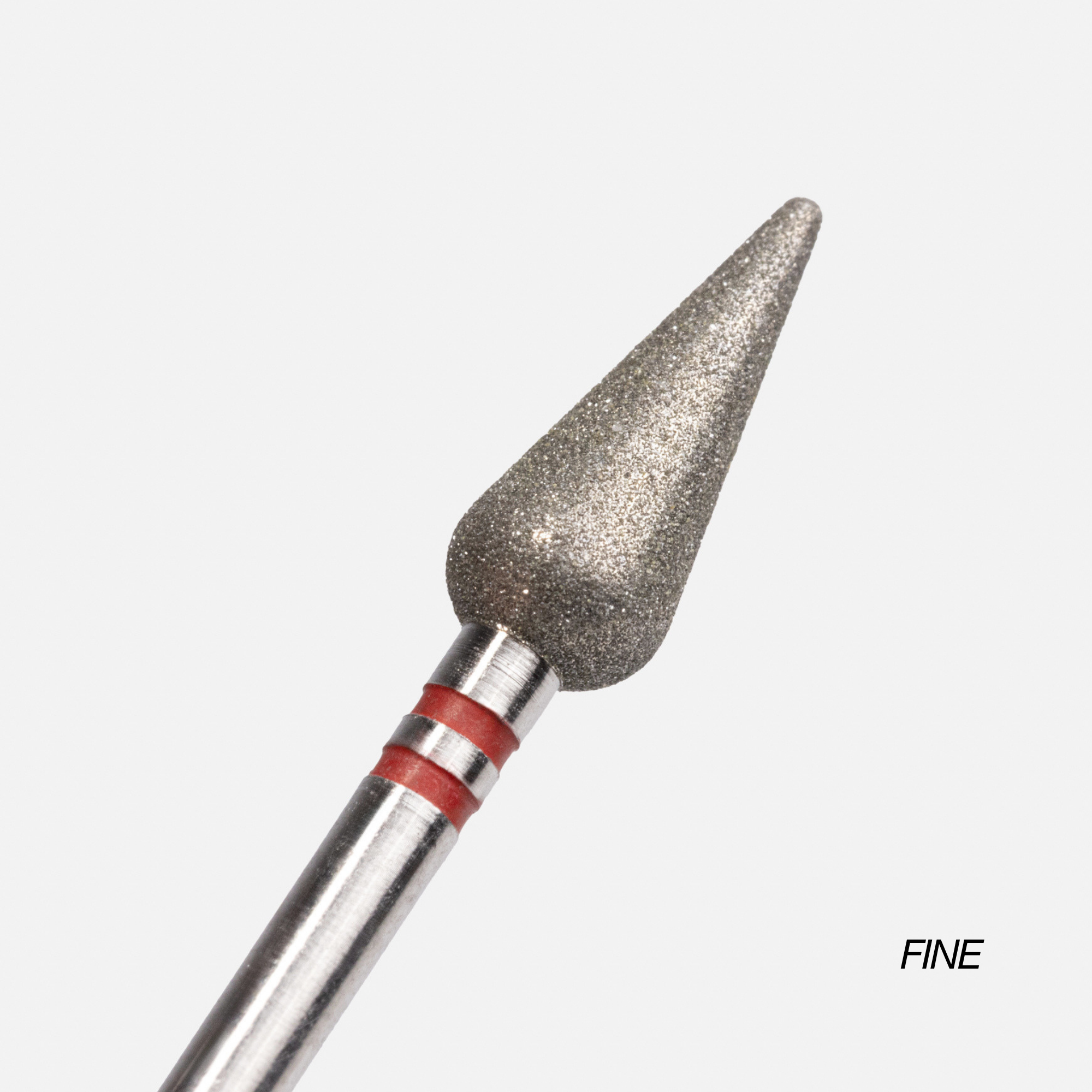 Embout cuticule – Embout diamant 5×12mm (forme bourgeon / flamme) - Moyen/Fin