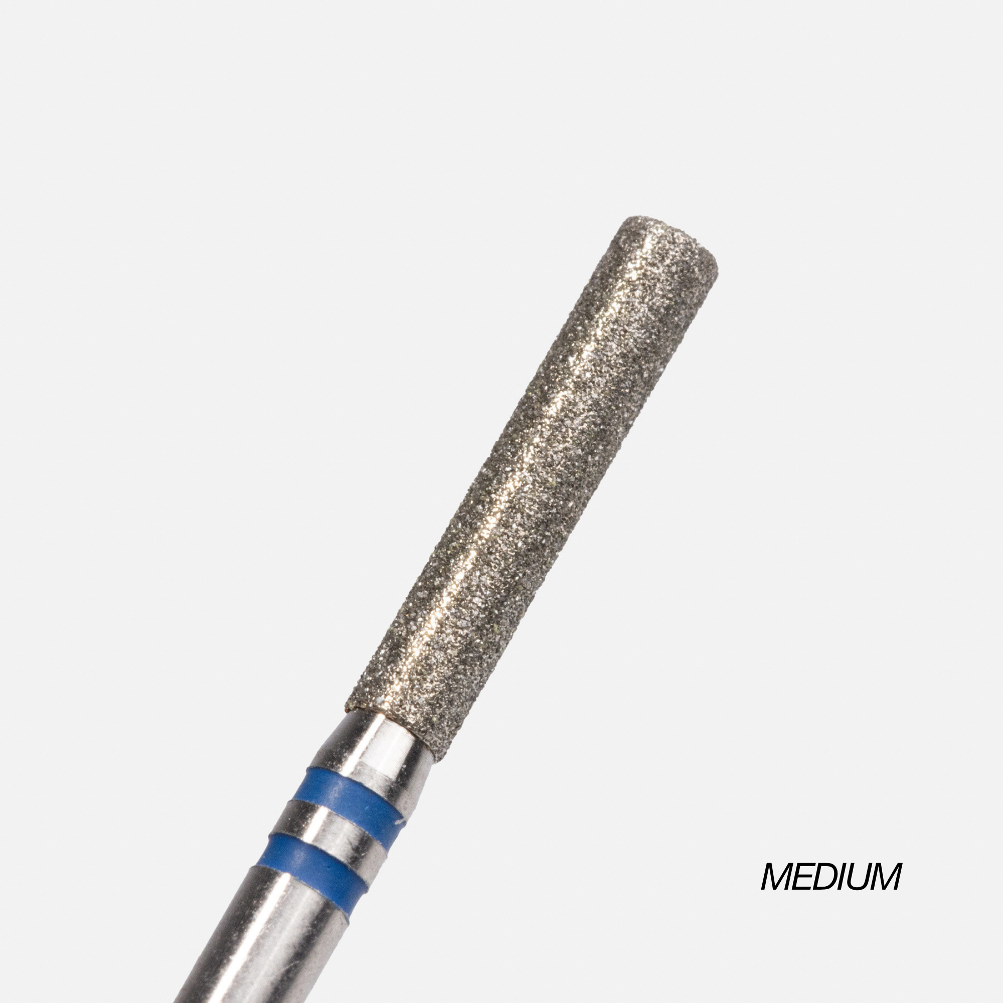 Embout cuticule – Embout diamant 2,3×12 mm (cylindre plat) - Moyen/Fin