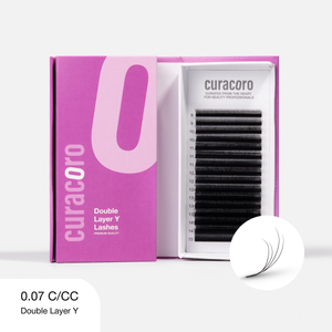 Cils Double Couche Y 4D – 0,07