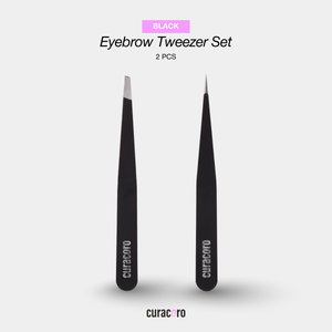 Set de pinces à sourcils (2 pièces)