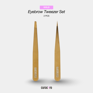 Set de pinces à sourcils (2 pièces)
