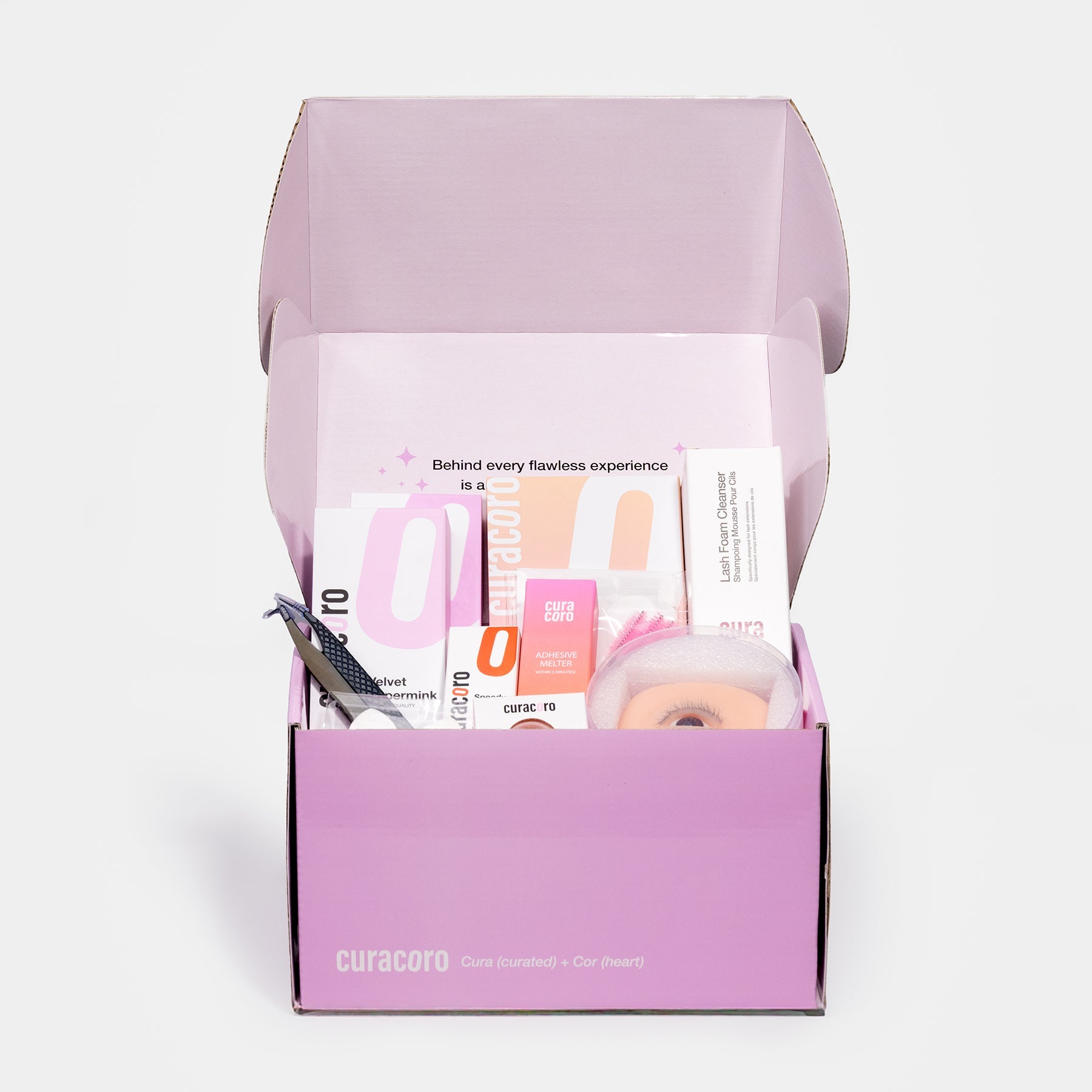 Kit de formation Curacoro - Extension de cils volume (nouvelle version)