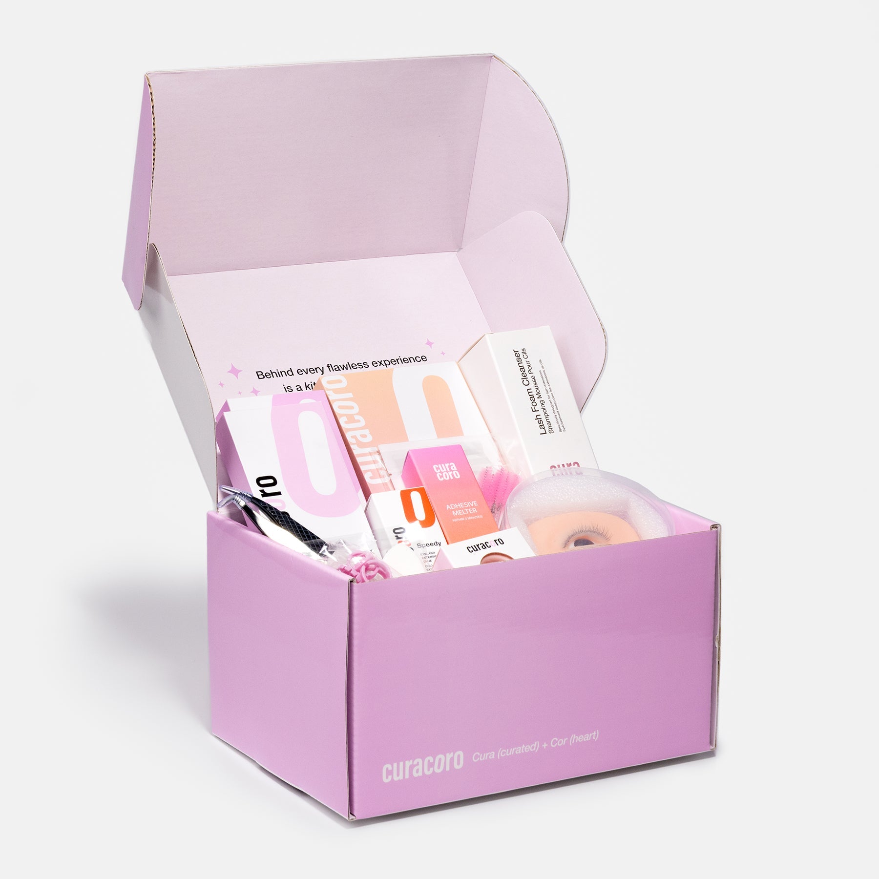 Kit de formation Curacoro - Extension de cils volume (nouvelle version)